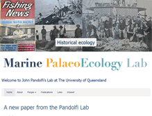 Tablet Screenshot of marinepalaeoecology.org